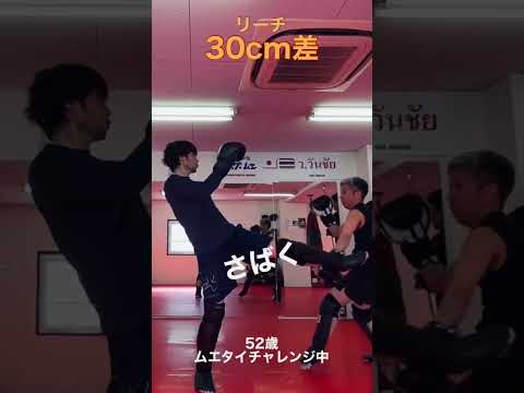 【スパーリング】身長15cm差/リーチ30cm差