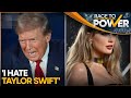 US Elections 2024: 'I hate Taylor Swift', Donald Trump unleashes fresh attack on Taylor Swift | WION