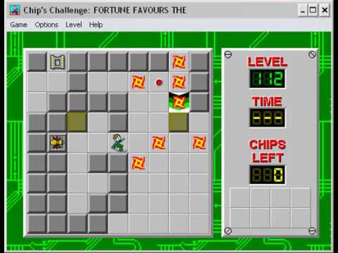 Chips Challenge - 36 - Chip vs pink balls and fireflies