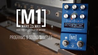 Video thumbnail for Walrus Audio MAKO Series MKII: M1 Program Samples by walrusaudioeffects
