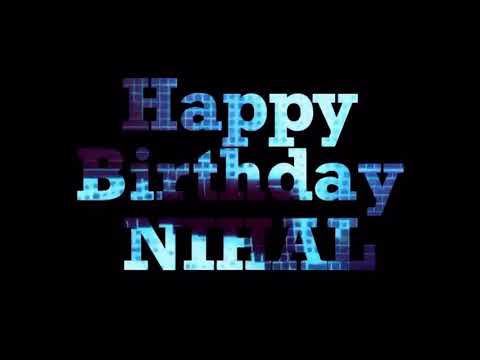 Happy birthday nihal