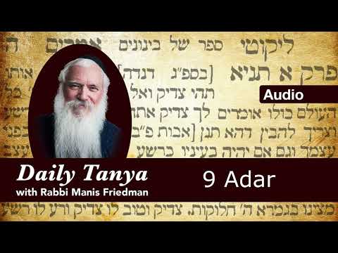 Daily Tanya: 9 Adar