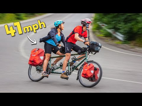 How Fast Can I Take My Girlfriend DOWNHILL? | Ep.7 | 1000km Cycling England’s Hilliest Coastline