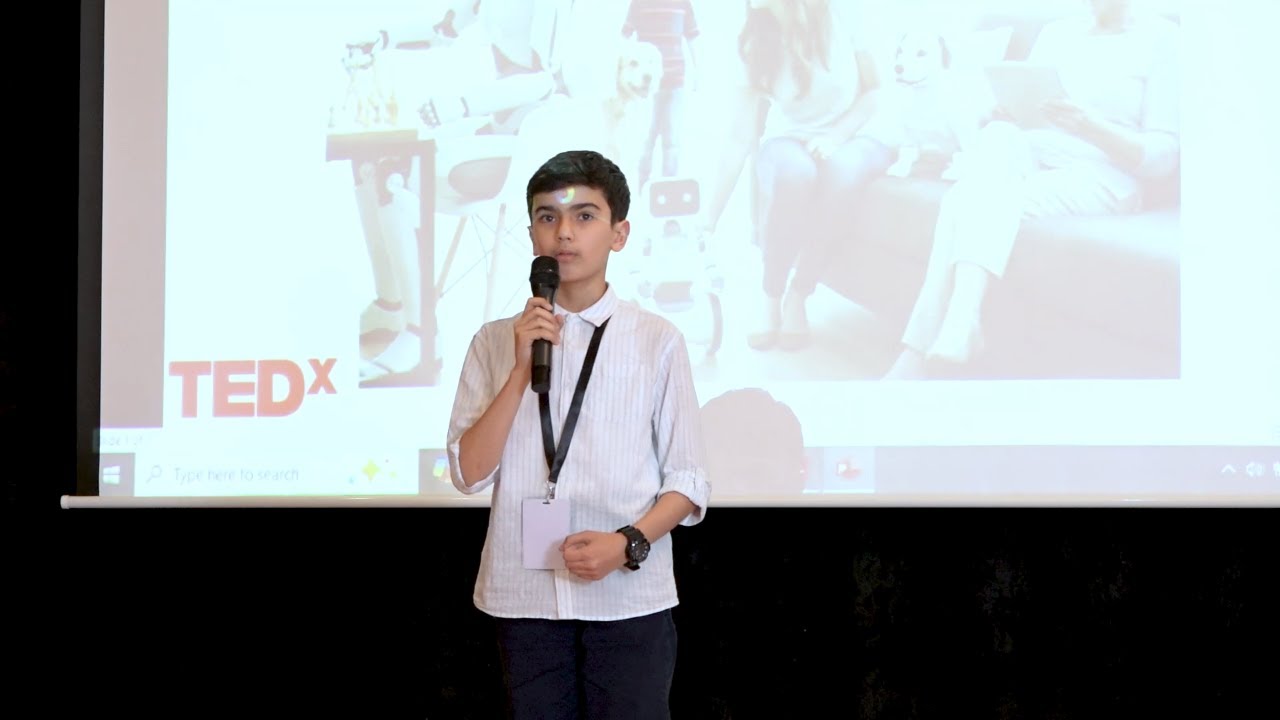 Our future companions - robots | Ismayil Huseynzade | TEDxKaspi Liseyi Youth