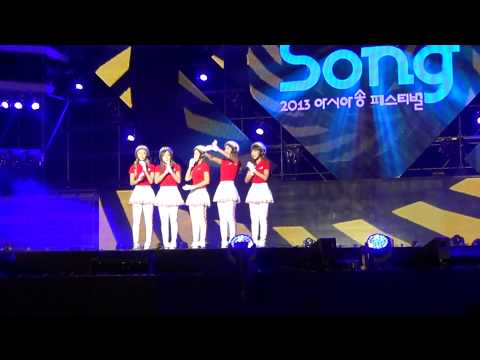 [131009] 2013 Asia Song Festival - Crayon Pop - 빠빠빠 (Bar Bar Bar) and Dancing Queen