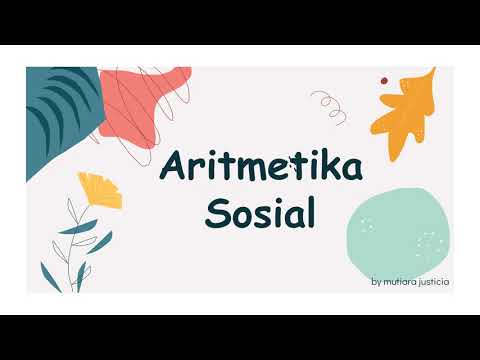 Aritmetika Sosial Kelas 7 - Harga Beli, Harga Jual, Untung, Rugi, Diskon