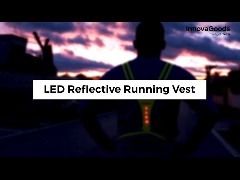Reflektierender Gurt mit LED für Sportler Fahrradfahrer Reflektor Fahrrad  fahren