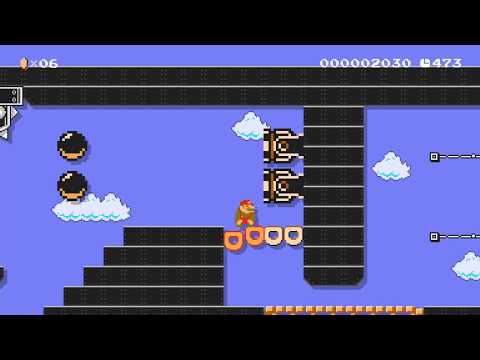 World 3-C Airborne Machinists by 3rd Bunny - Super Mario Maker 2 - No Commentary 1ca