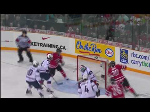 2010 IIHF World Junior - Luke Adam Goal - USA 0 - Canada 1 - Gold Medal - Jan 5th 2010 (HD)