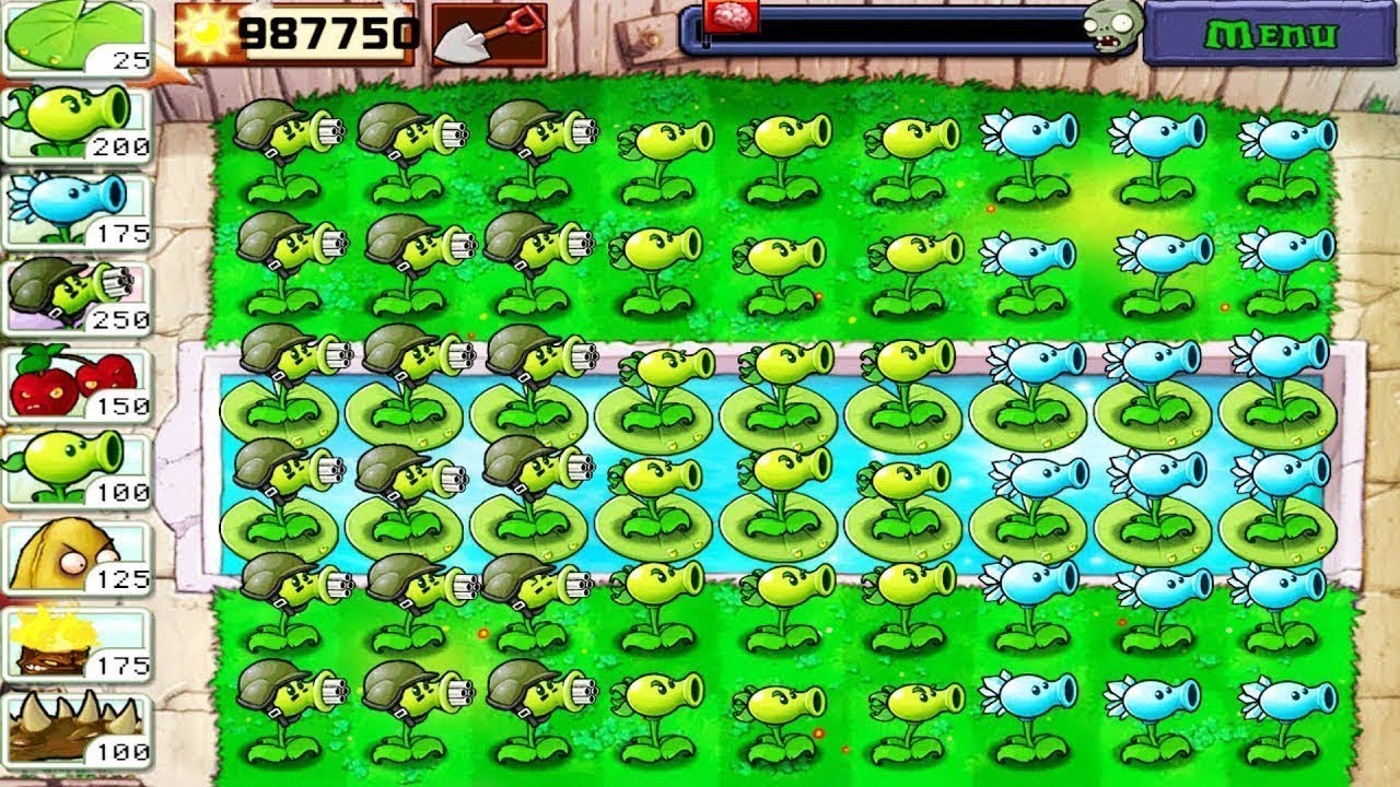 Plants vs Zombies Hack - All Pea PvZ vs Gargantuar