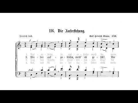 [Score-Video] Graun, Karl Heinrich - Die Auferstehung