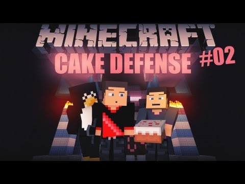 Minecraft: Cake Defense Episode 2 of 2 w/ PenguinInMinecraft