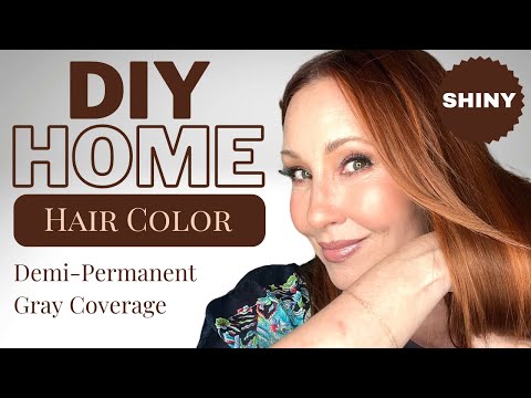 DIY Home Hair Color/Gray Coverage: Demi Permanent - YouTube