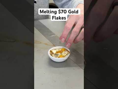Kauf teurerer Goldflocken zum Testen von #Shorts