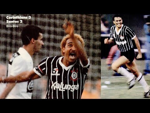 Santos 2 x 3 Corinthians - 03 / 07 / 1988 ( Quadrangular Final Paulista )