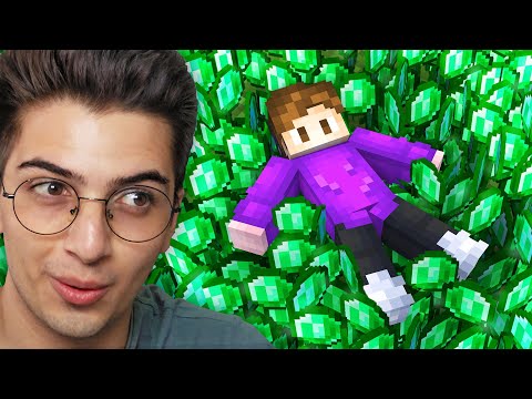 Gone Mad with 1M Emeralds in Minecraft?!