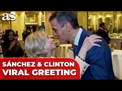 PEDRO SÁNCHEZ & HILLARY CLINTON'S viral greeting stuns the Internet at Munich Security Conference