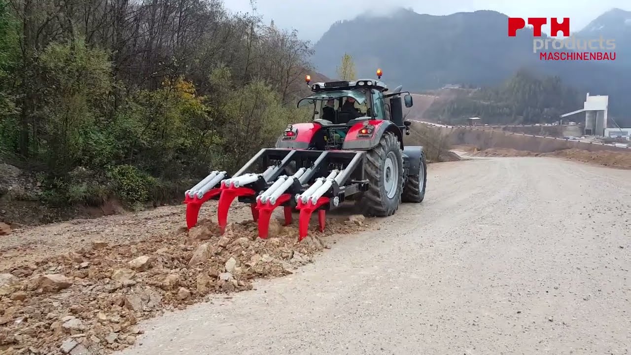 PTH Ripper in road construction - Erzberg Austria