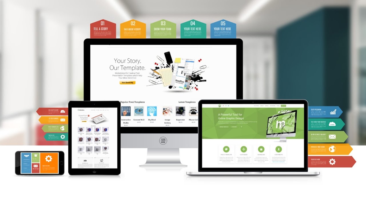 Technology Brand - Prezi Template