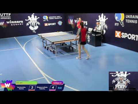 Zavinovska Karina-Stepanovskaia Valeriia  League of Best Table Tennis 6 9:30 04.10.2020