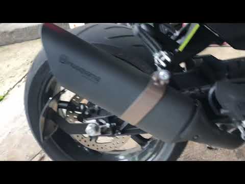 Husqvarna Vitpilen 701 no baffle w/ Leo Vince decat