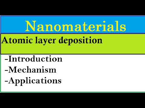 Atomic layer deposition (ALD)|process mechanism and adv of ALD|Process parameters and thickness cont