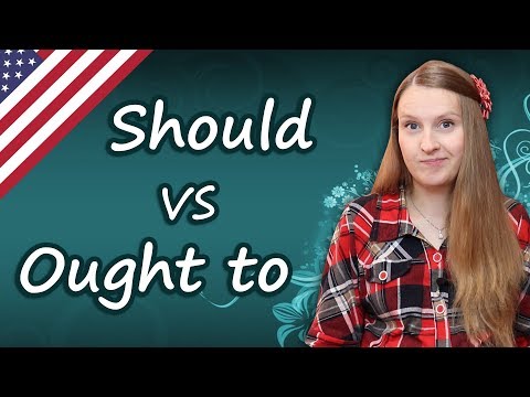 Should vs Ought to, English modal verbs
