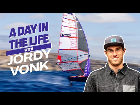 A Day in the Life of Jordy Vonk - Unwrapping the WARP_FOIL for the first time | Duotone Windsurfing