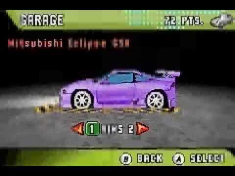 need for speed underground 2 gba gameshark