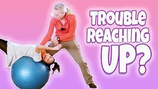 Cerebral Palsy and Trouble Reaching Up? Try This Stretch | Pediatric PT for Moderate CP #50