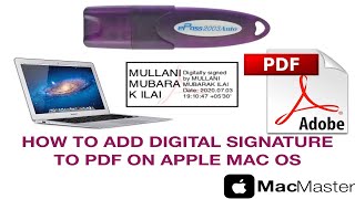 HOW TO ADD YOUR DIGITAL SIGNATURE TO ANY DOCUMENT ON APPLE MAC OS