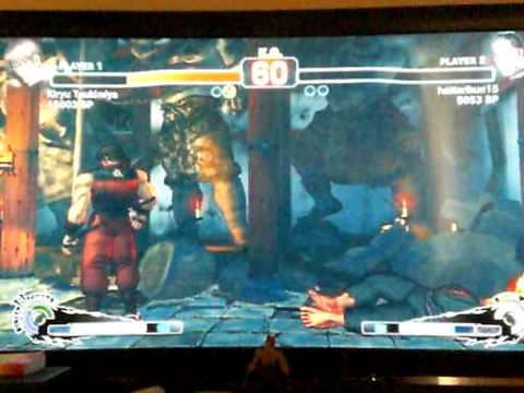 Kiryu Tsukimiya [Guy] vs Hattarikun15 [Ryu] SUPER STREET FIGHTER 4 - Japanese Online Ranked Matches