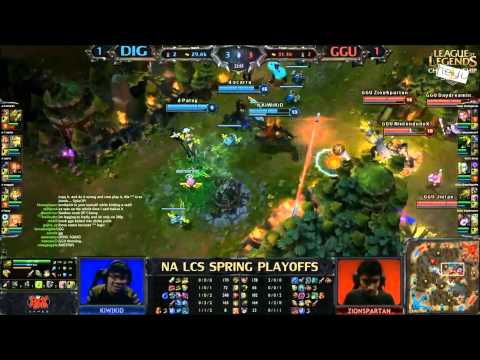 DIG vs GGU highlight's from bo3 final match @ LCS playoffs
