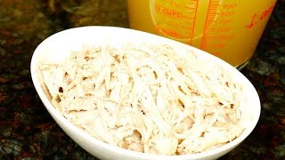 How to Boil and Shred Chicken