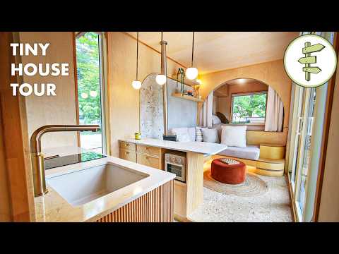 Explore a Distinctive Tiny House Blending Modern and Retro Styles!