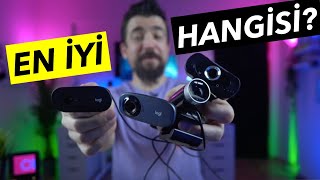 EN ÇOK BU WEBCAMLER SATIYOR! Logitech C310 VS 505e VS A4 Tech PK-910H 
