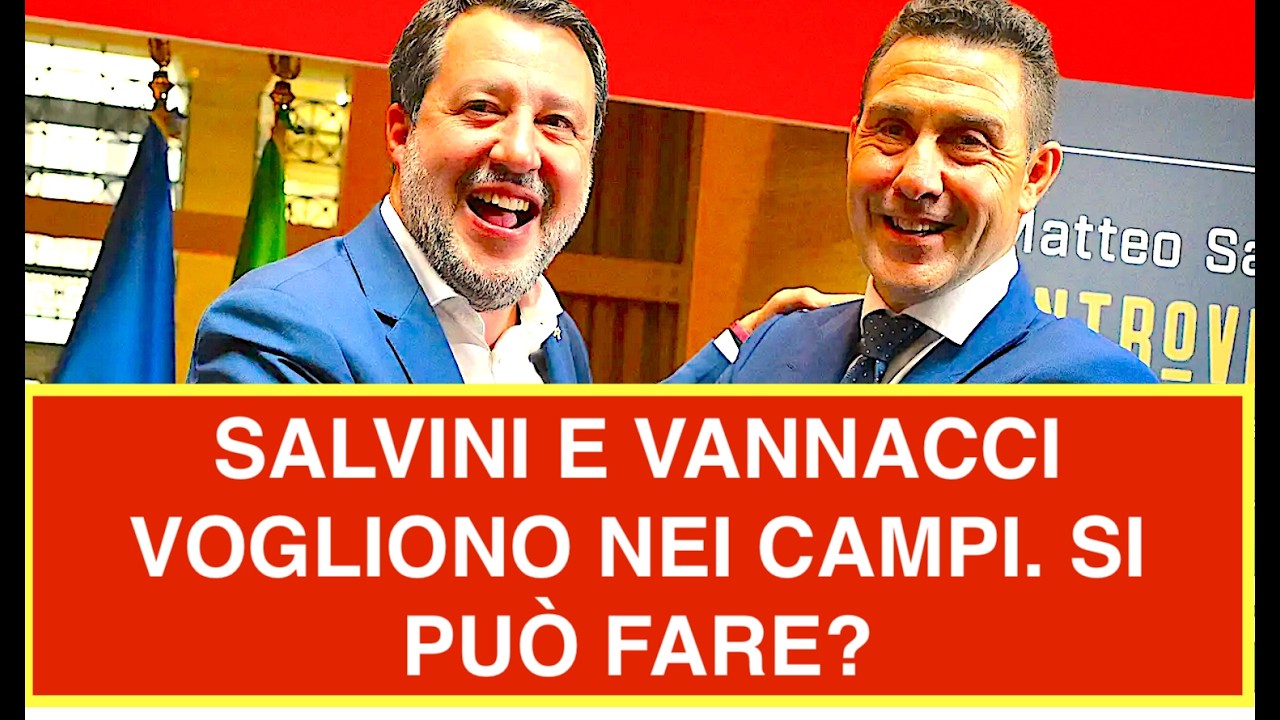 SALVINI E VANNACCI VOGLIONO IL RITORNO DEGLI ITALIANI NEI CAMPI AGRICOLI. SI PUÒ FARE?