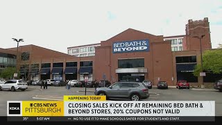 Bed Bath & Beyond closing sales begin