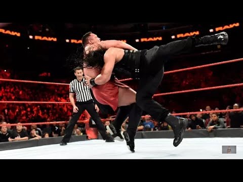 Roman Reigns Vs. Samoa Joe WWE RAW 1st January 2018