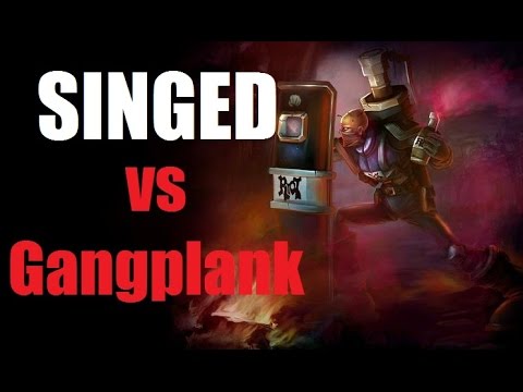 Singed vs Gangplank - Close Game