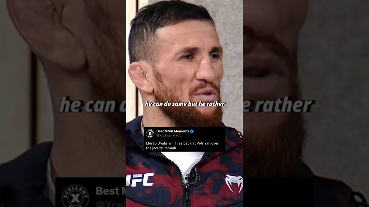 Merab Dvalishvili fires back at Petr Yan over jacuzzi joke