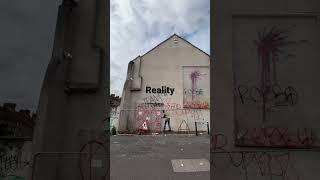 Internet vs Reality 😕 Banksy art completely destroyed 😤