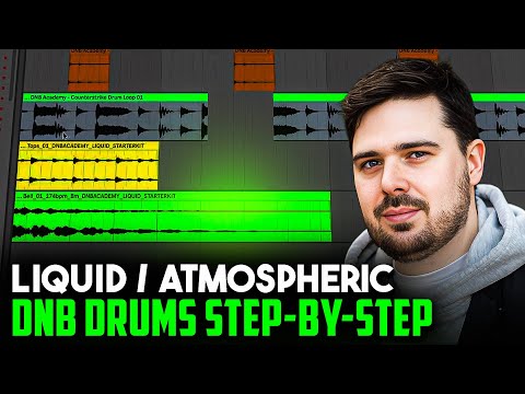 Video: Telomic builds atmospheric liquid drum and bass drums step by step in Ableton Live