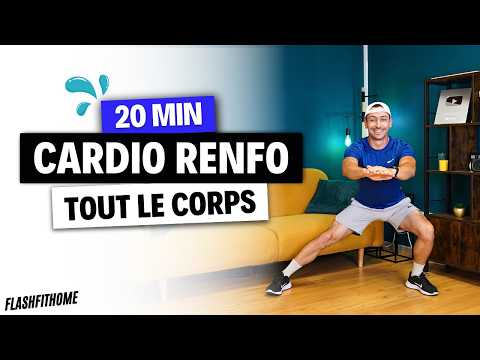 💦 20 Min - HIIT Fat Burning FULL BODY 🔥 Maxime CABURET - FlashFitHome