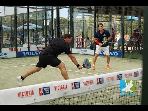 Vamos Pádel. Juan Ignacio Santos y Cristian Calneggia contra Jorge Barriuso y Pablo Acevedo