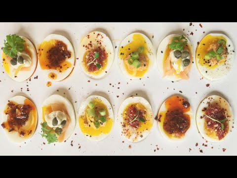 Viral "Egg Flight" Dressed Eggs