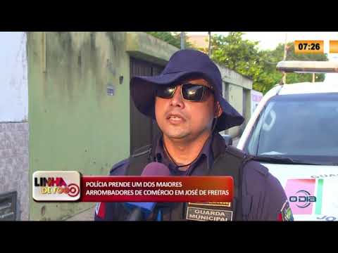 LINHA DE FOGO 13 03 2020 POLíCIA PRENDE UM DOS MAIORES ARROMBADORES DE COMÉRCIO EM JOSÉ DE FREITA