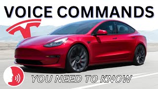 18 VOICE COMMANDS FOR YOUR TESLA YOU NEED TO KNOW (Model S, Model 3, Model X, Model Y)