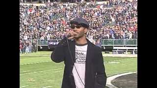 Salvador Santana Performing The National Anthem at The Oakland Raiders Game