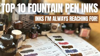Fountain Pen Inks for Every Day Use! Diamine, Montblanc, Sailor, Kobe, Pilot & MORE!
